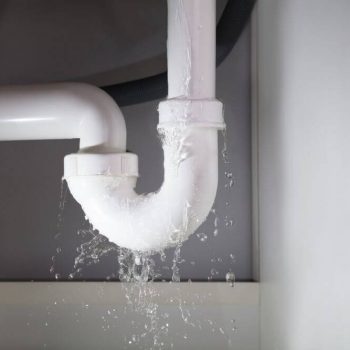How to patch and fix a leaking waste pipe