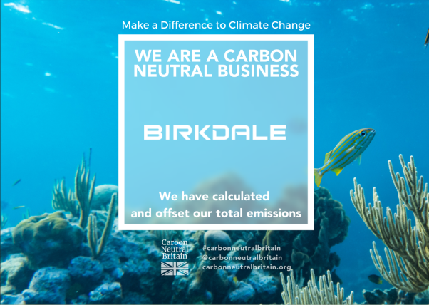 Birkdale carbon neutral promise