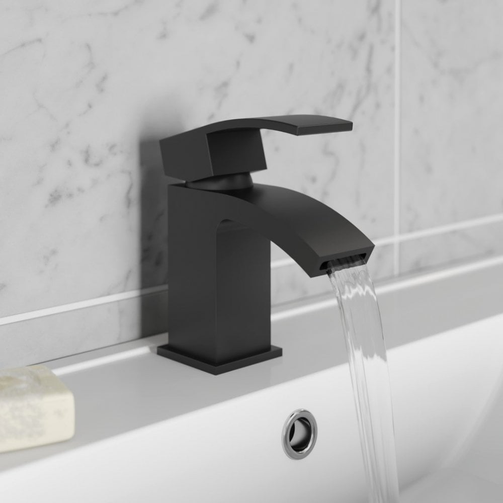 Matt-black tap