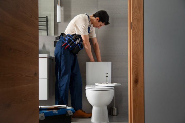 how to install a toilet