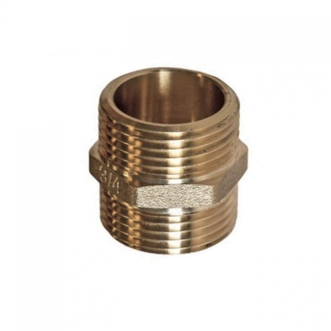 1/2" Threaded Brass Nipple