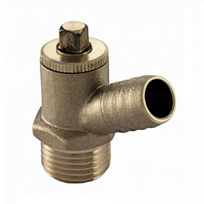 1/2" Type A Threaded Brass Drain Off Cock