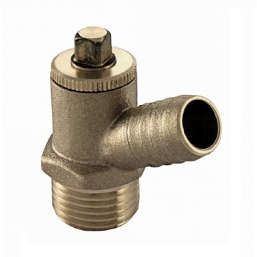 1/2" Type A Threaded Brass Drain Off Cock