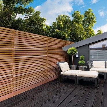 1.83m Western Red Cedar Skyline Fence Slats 18mm x 44mm (Bundle of 16)