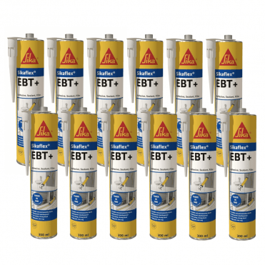 12x 300ml White Sikaflex EBT+ Adhesive, Sealant & Filler