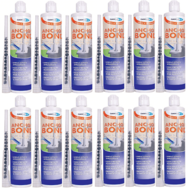 Bond It 12x 310ml Anchor Bond Resin Mortar Anchor System Resin Glue