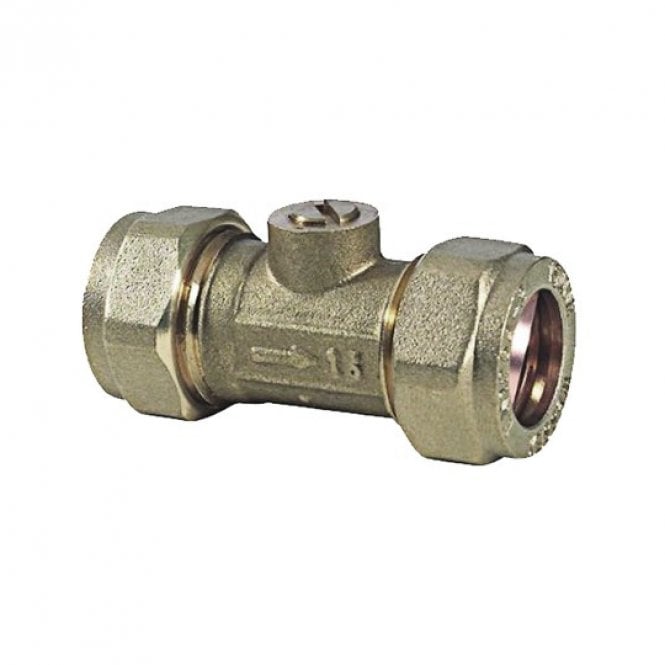 15mm Brass Isolating Valve