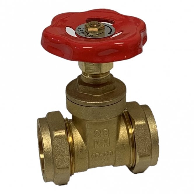 28mm Compression Wheel Head Gate Valve