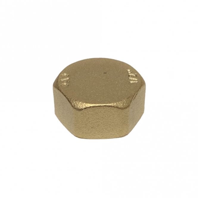 3/4" Brass Blanking Cap