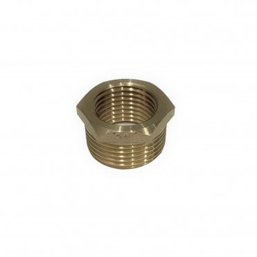 3/4" x 1/2" Threaded Brass Bush