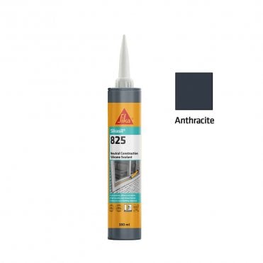 380ml Sikasil-825 Anthracite Silicone Sealant