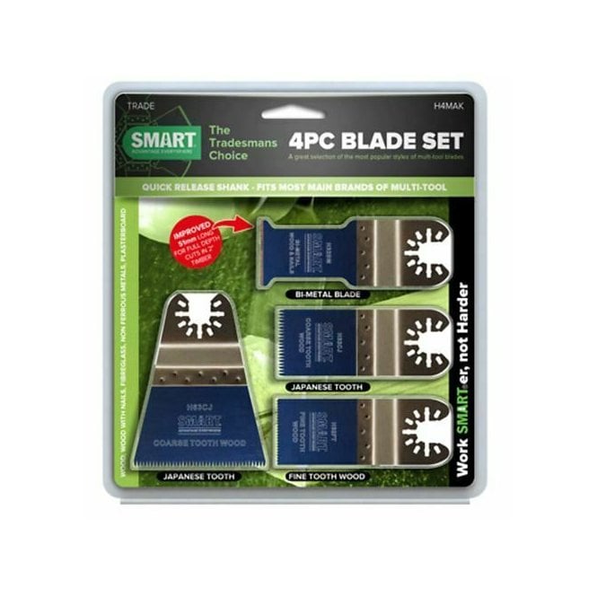 Smart 4 Piece Trade Blade Set H4MAK