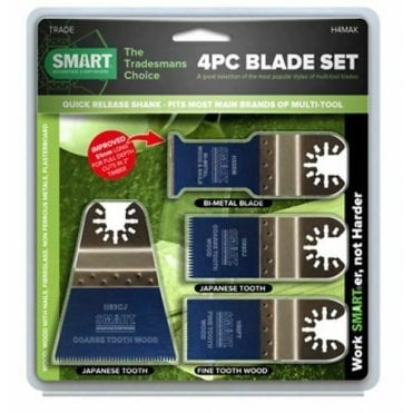 4 Piece Smart Trade Blade Set H4MAK