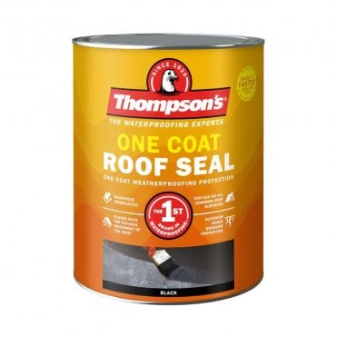 5L Black Thompsons One Coat Roof Seal