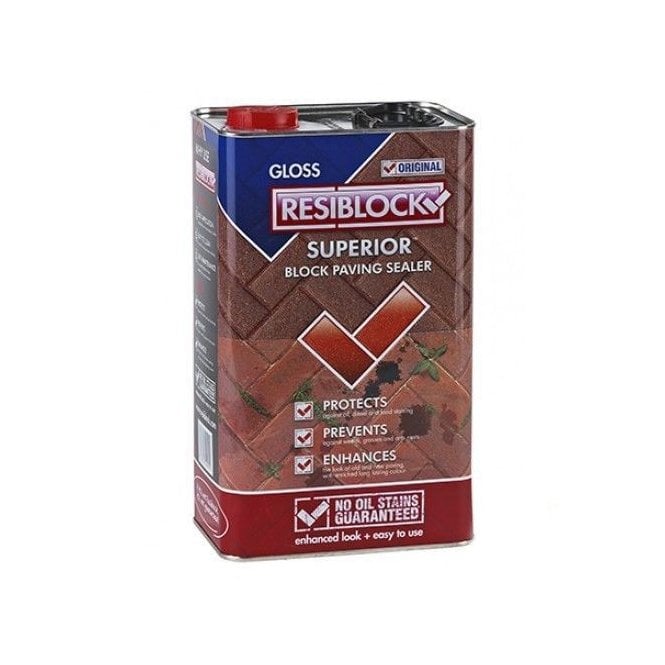 Resiblock 5L Superior Gloss Paving Sealer