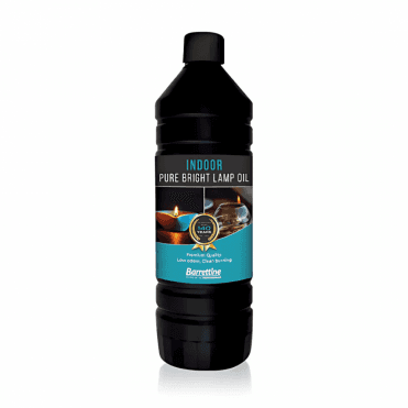 6x Barrettine 1L Purebright Indoor Lamp Oil Cdu
