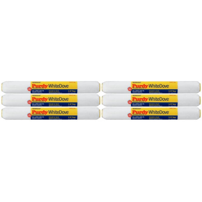 PURDY 6x White Dove Sleeve 457 x 10mm (18