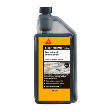 6x Sika Maxmix Cement Colour 1L - Red