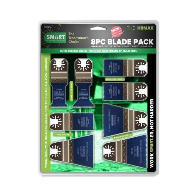 Smart 8 Piece Trade Blade Set H8MAK
