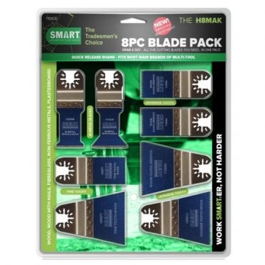 8 Piece Smart Trade Blade Set H8MAK