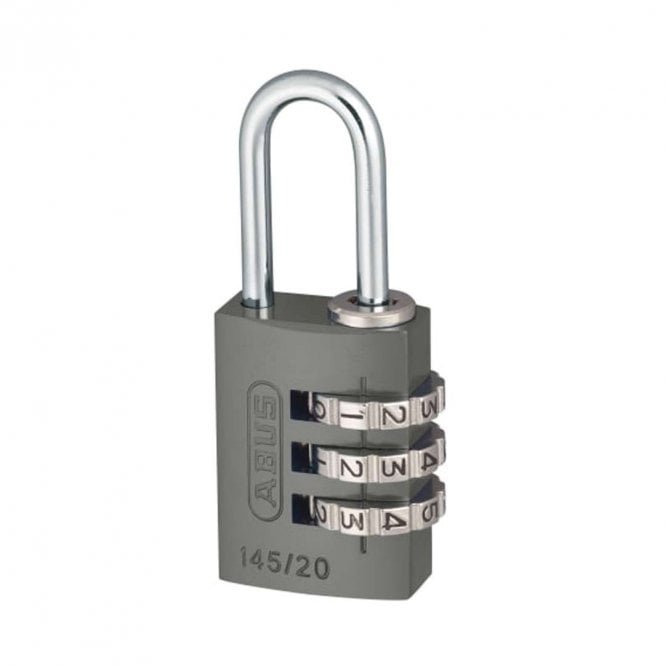 ABUS 145/20 Titanium Combination Aluminium Padlock 46576