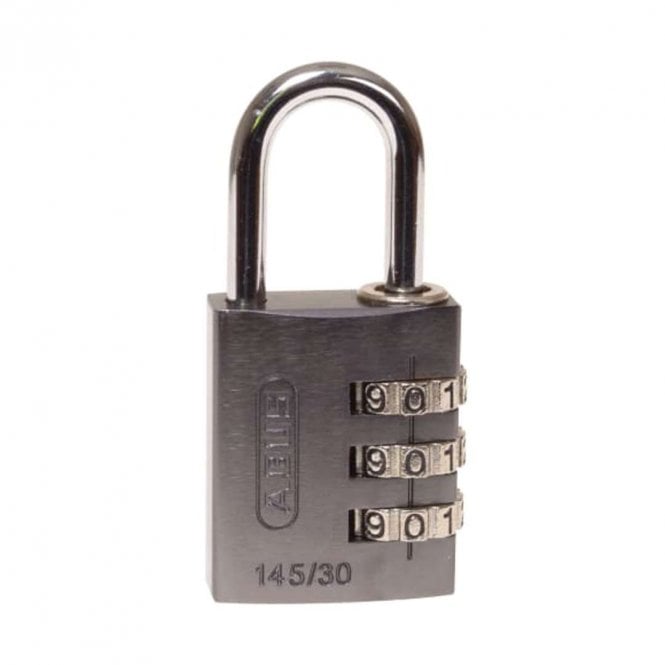 ABUS 145/30 Titanium Combination Aluminium Padlock 46585