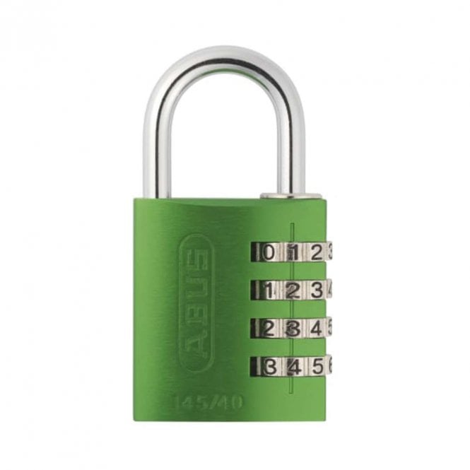 ABUS 145/40 green Combination Aluminium Padlock 49531