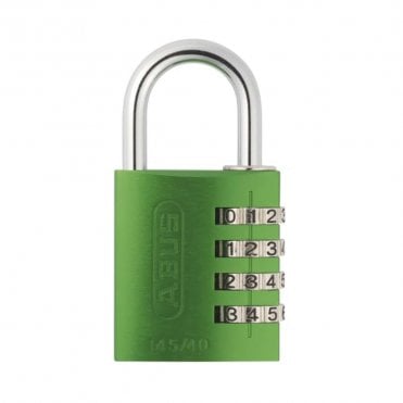 145/40 green Combination Aluminium Padlock 49531