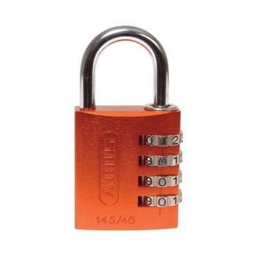 145/40 Orange Combination Aluminium Padlock 49527