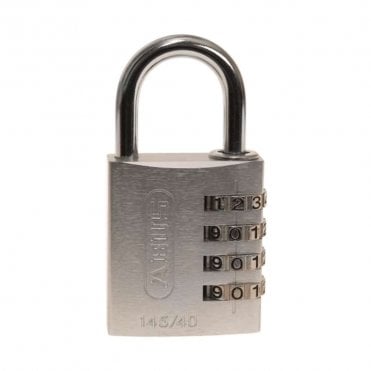 145/40 Silver Combination Aluminium Padlock 49543