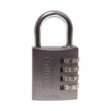 145/40 Titanium Combination Aluminium Padlock 49551