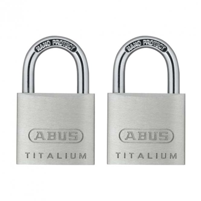 ABUS 64Ti/30 Titalium Padlock Carded Twin