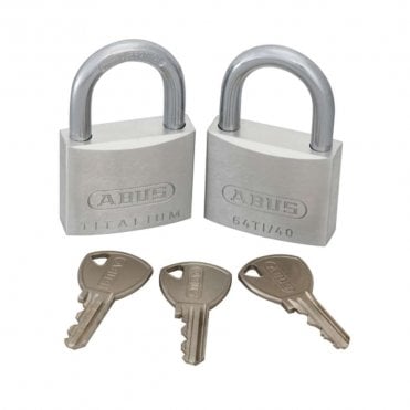 64Ti/40 Titalium Padlock Twin Pack 56378