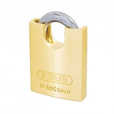 65/40 Brass Padlock C/S (Carded) 35829