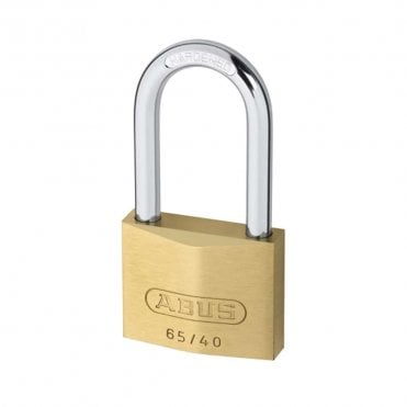 65/40Hb40 Brass Padlock L/S (Card)