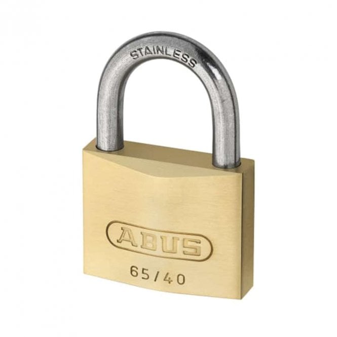 ABUS 65Ib/40 Brass Padlock (Carded) 11854