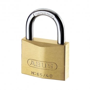 65Ib/40 Brass Padlock Twin 11855