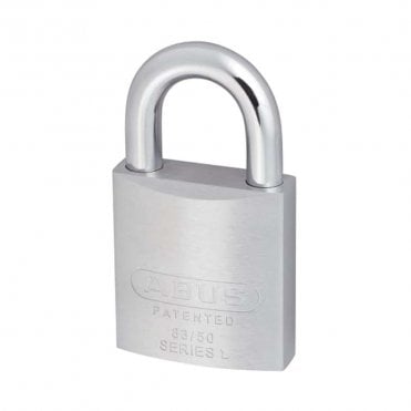 83/50 Chrome Plated Brass Padlock Carded