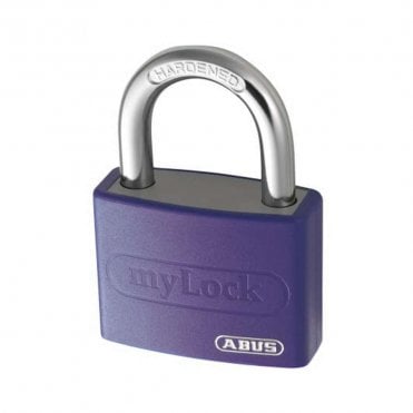 T65Al/40 Violet Combination Aluminium Padlock 50023
