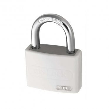 T65Al/40 White Combination Aluminium Padlock 50723