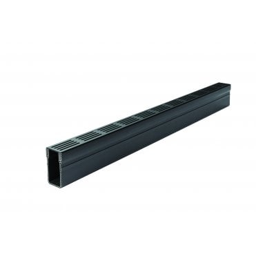 1000mm Plastic Slimline Threshold Channel Drain & Grate - A16