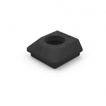 Hexdrain 68mm Black Diagnol Downpipe Connector