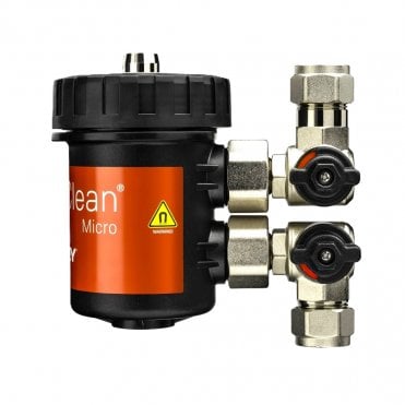 Magnaclean Micro 22mm System Filter with In-Line Valves