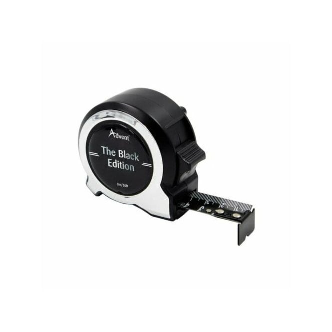 Advent Black Edition Tape Measure 5mtr/8mtr Metric & Imperial