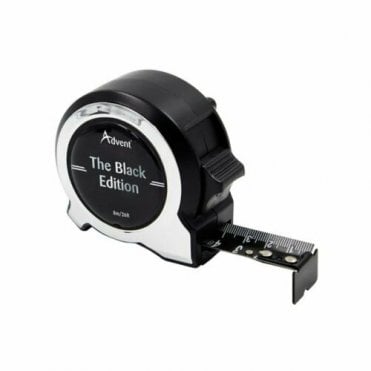 Black Edition Tape Measure 5mtr/8mtr Metric & Imperial