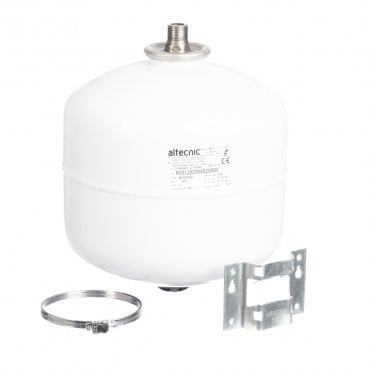 ERES 12L White Potable Expansion Vessel & Bracket