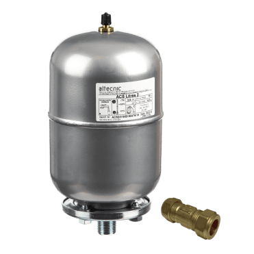 Reflex 2 Litre Mini Potable Expansion Vessel PV2M & 15mm Check Valve