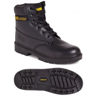 AP300 Black 6 Eye Safety Boot