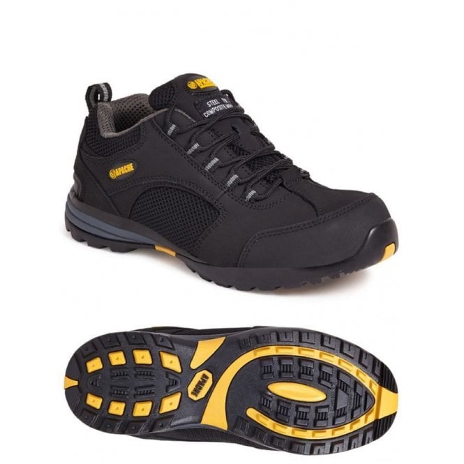 Apache AP318SM Black Safety Trainer
