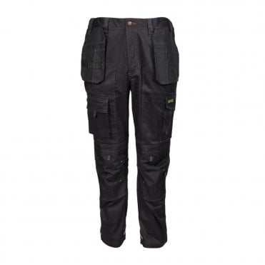 APKHT TWO Black Holster Regular Fit Stretch Trousers